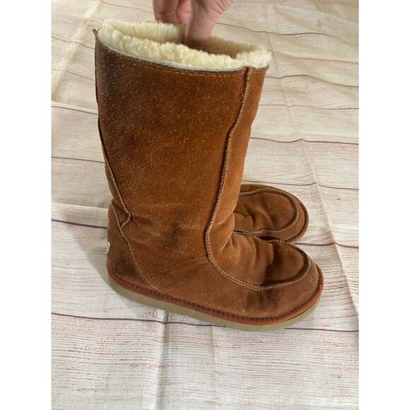 Ugg Australia Women's Brown Sherling Snow Boots - 8 - Picture 5 of 12